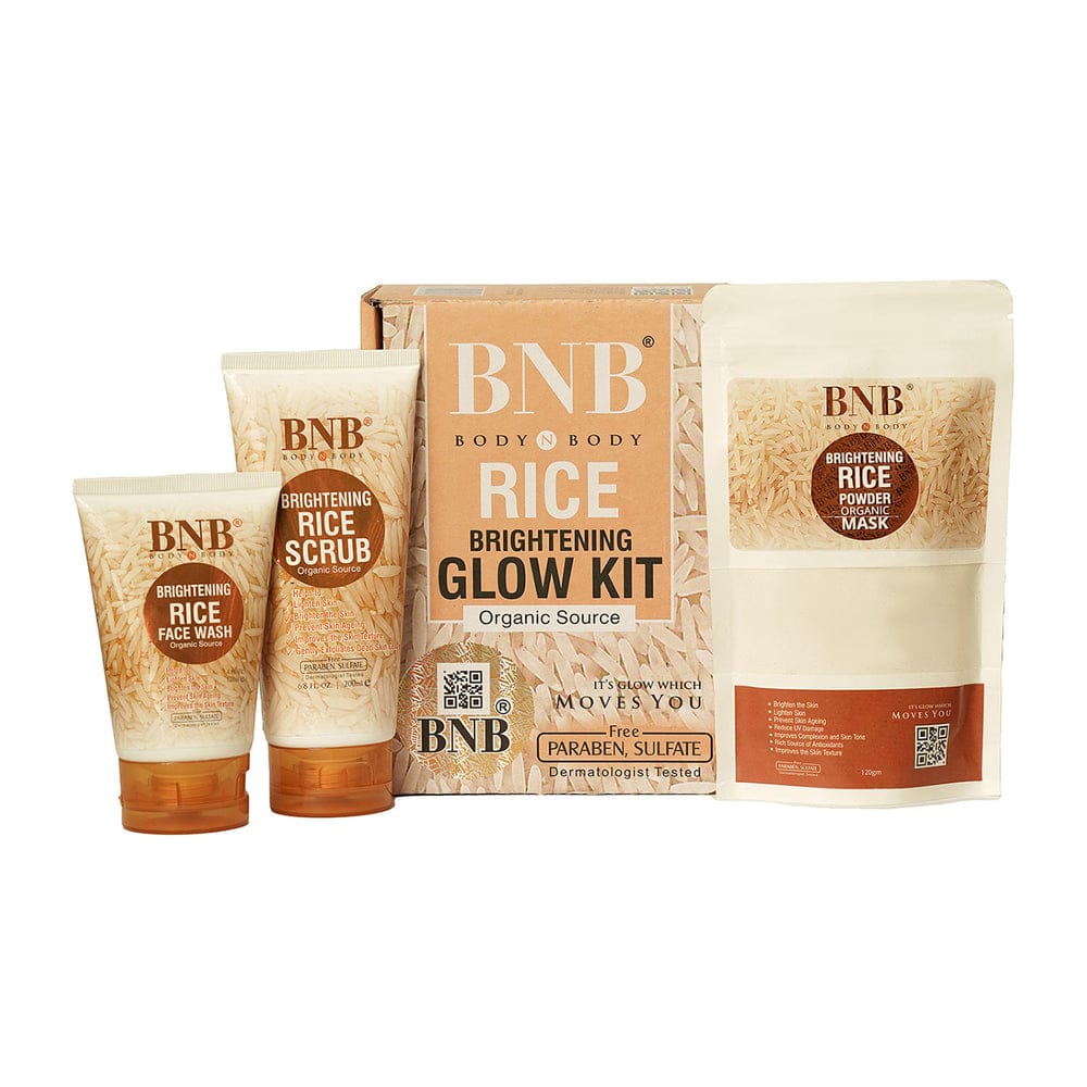 Bnb-rice Skincare Kit | Face Wash, Scrub & Mask