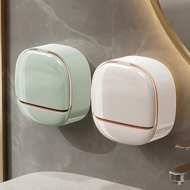 Soap box wall mounted