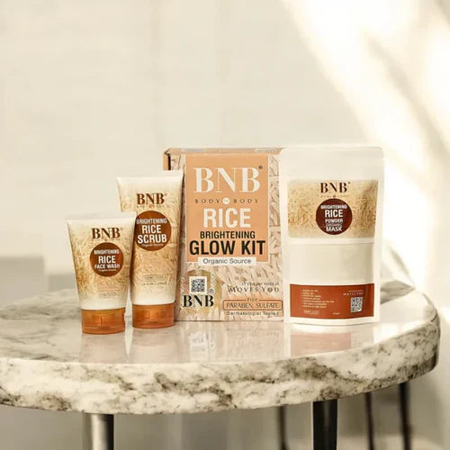 Bnb-rice Skincare Kit | Face Wash, Scrub & Mask