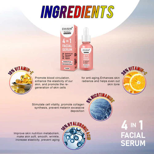 4 in 1 Whitening Anti Age Face Serum