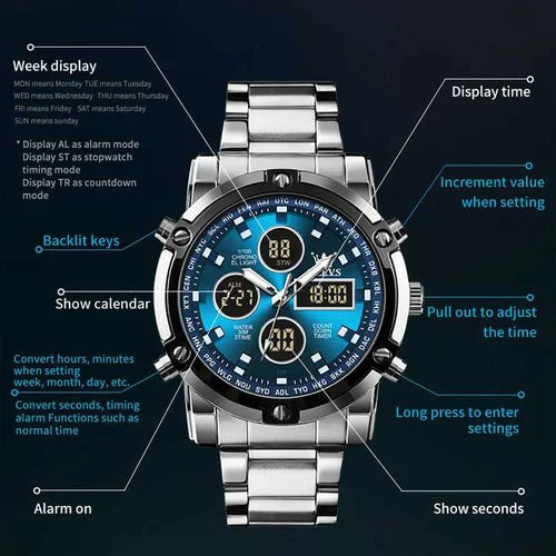 OLEVS 1106 Sport Digital Watch for men
