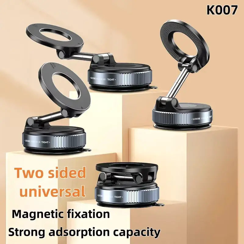 Vacuum Adsorption Magnetic Phone Holder & 360° Rotatable