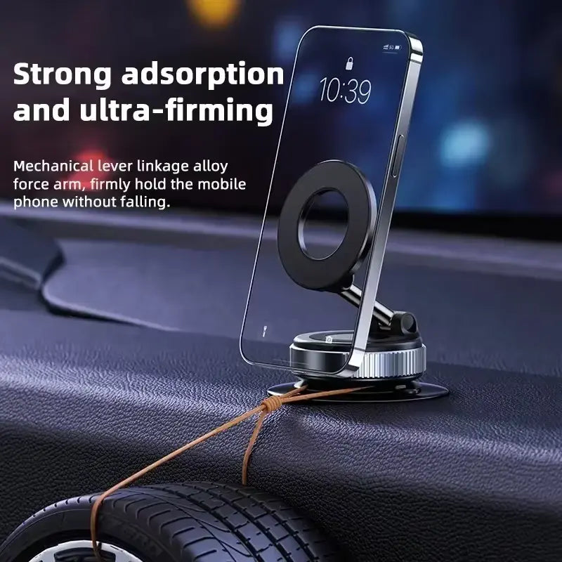 Vacuum Adsorption Magnetic Phone Holder & 360° Rotatable