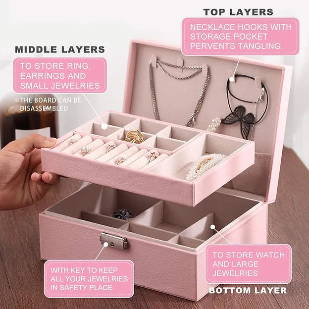 Large Jewellery Organizer Box for Women