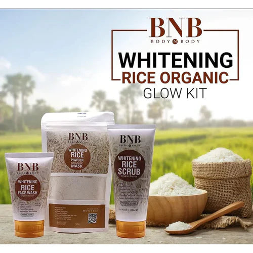Bnb-rice Skincare Kit | Face Wash, Scrub & Mask