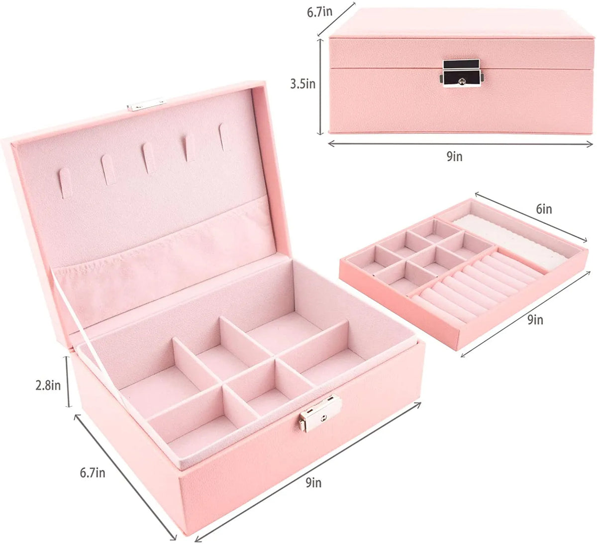 Large Jewellery Organizer Box for Women