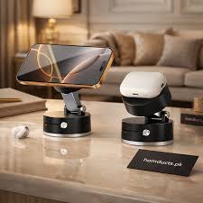 Vacuum Adsorption Magnetic Phone Holder & 360° Rotatable