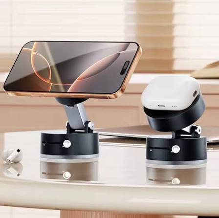 Vacuum Adsorption Magnetic Phone Holder & 360° Rotatable