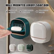 Soap box wall mounted