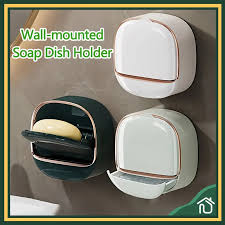 Soap box wall mounted